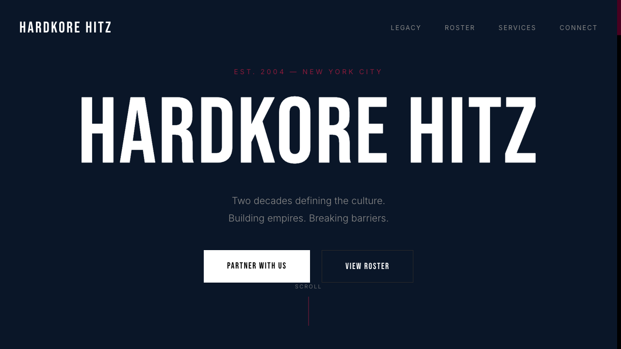 HARDKORE HITZ website
