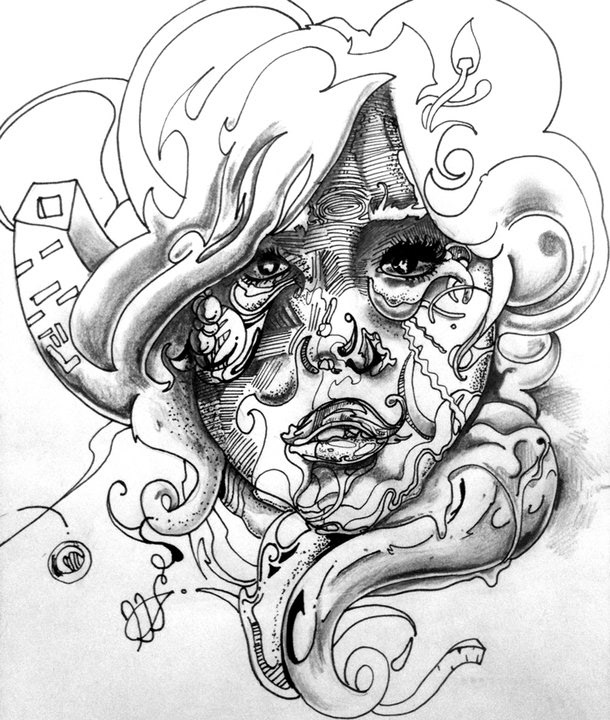 Analog and Digital Doodles by Edgar Andrés Zorrilla