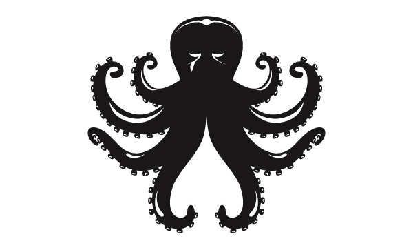 Dos Equis Cargo Hunt — octopus silhouette icon