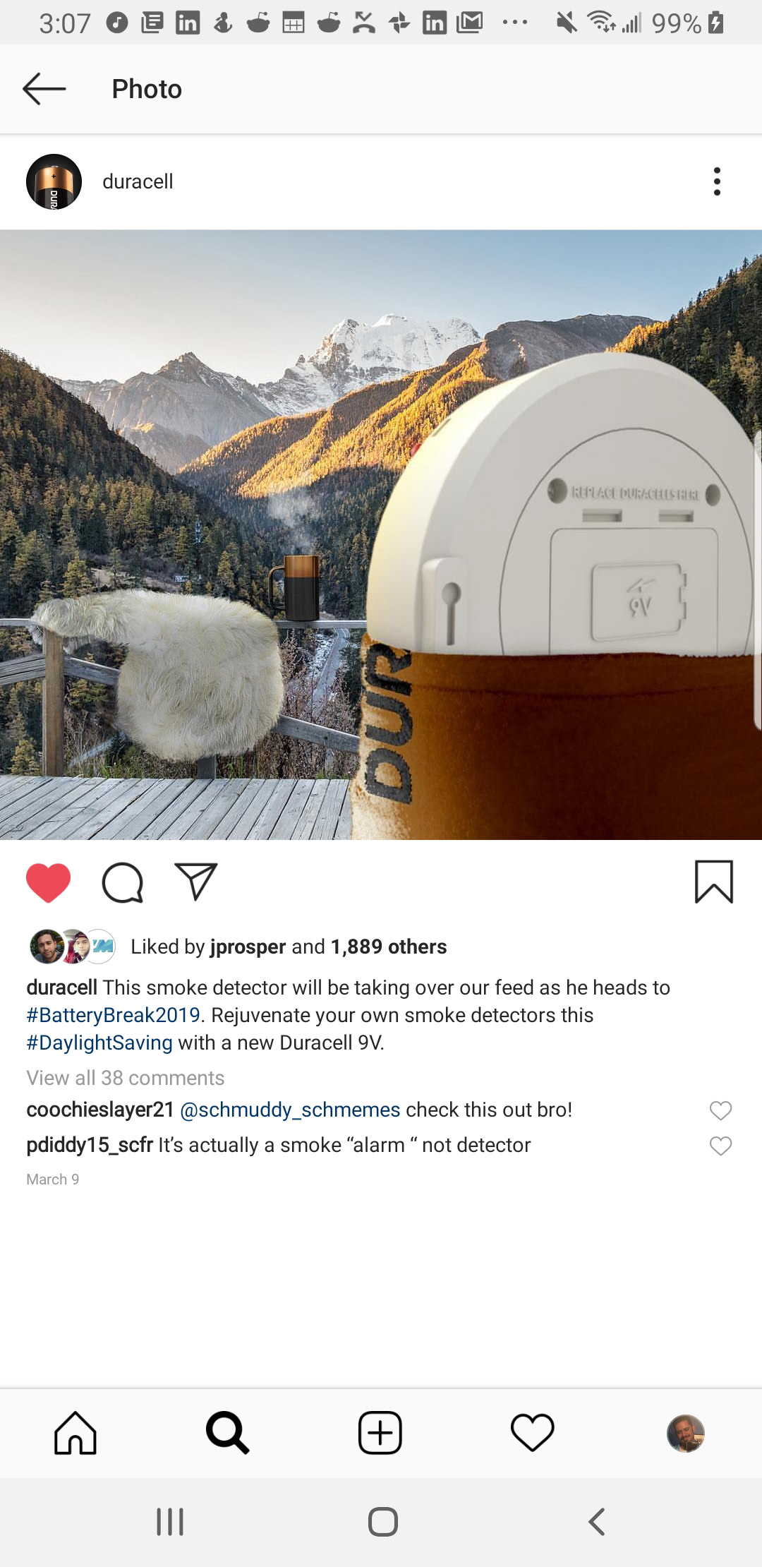 Duracell 2019 Instagram campaign by Edgar Andrés Zorrilla