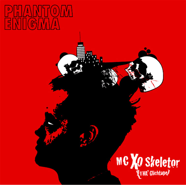 Phantom Enigma album art illustration by Edgar Zorrilla