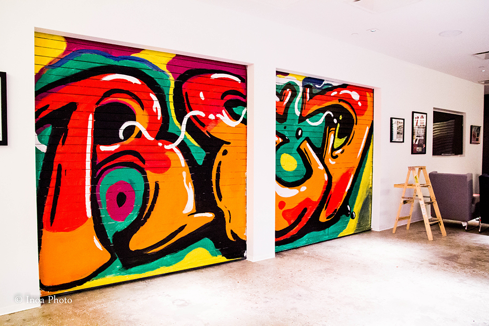 RED Mural — Sony Music by Edgar Andrés Zorrilla