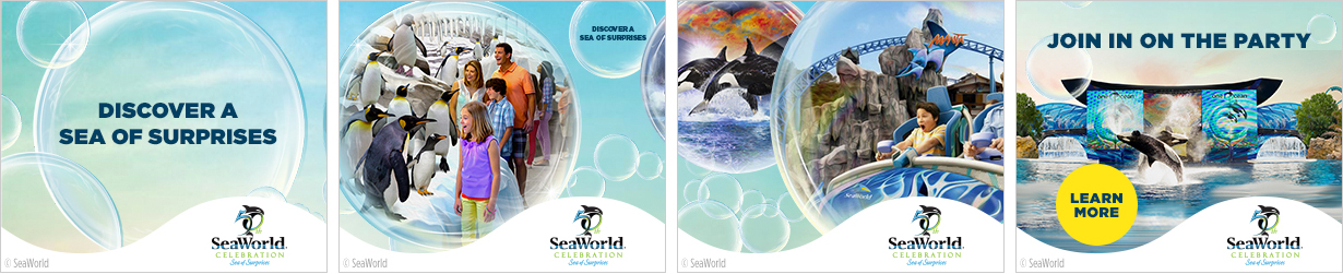 SeaWorld digital campaign design by Edgar Zorrilla