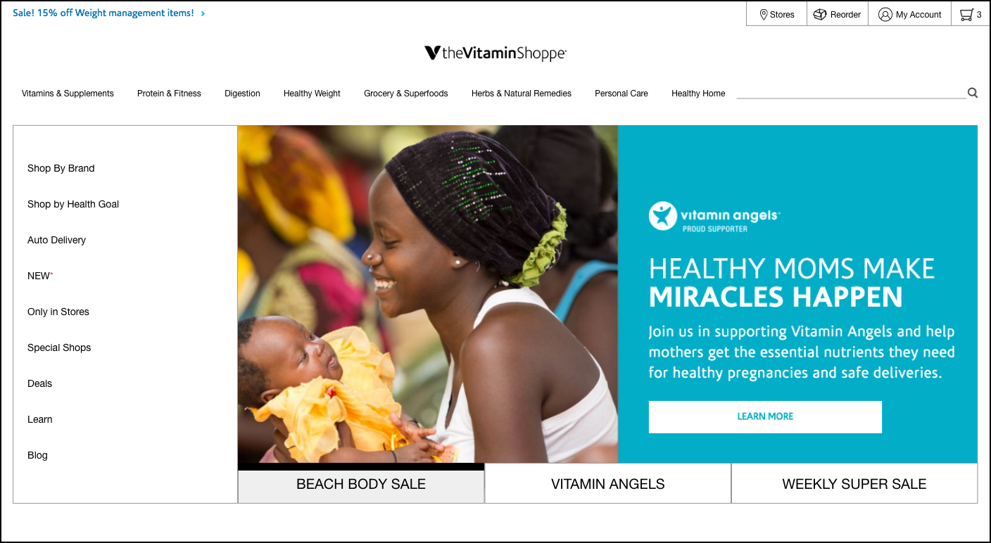 Vitamin Shoppe by Edgar Andrés Zorrilla