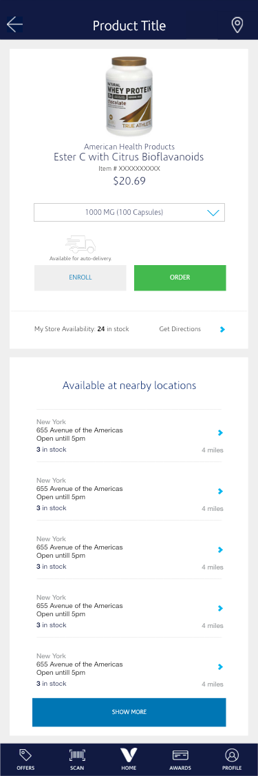 Vitamin Shoppe by Edgar Andrés Zorrilla