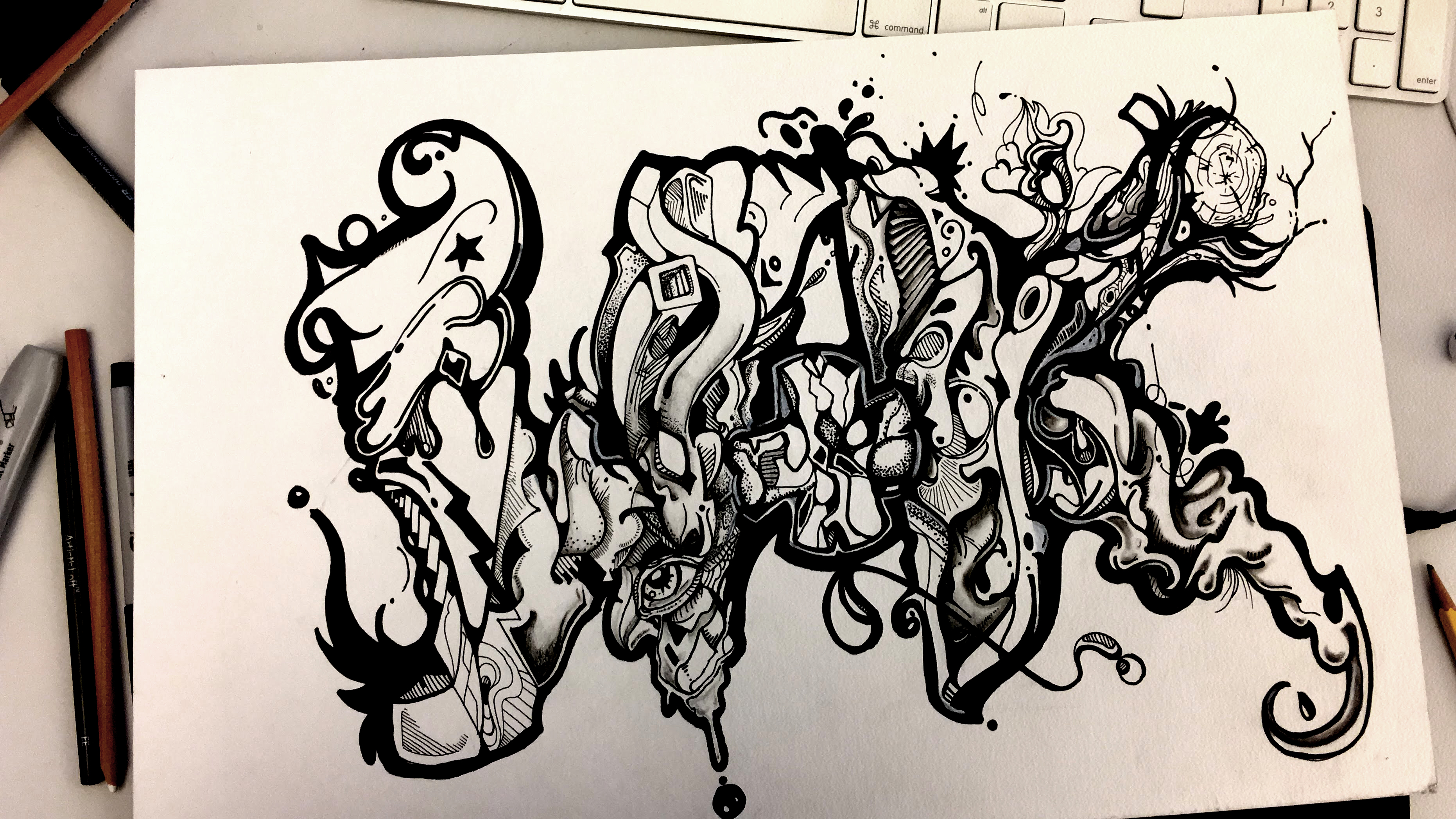 Wieden+Kennedy mural 2 by Edgar Andrés Zorrilla